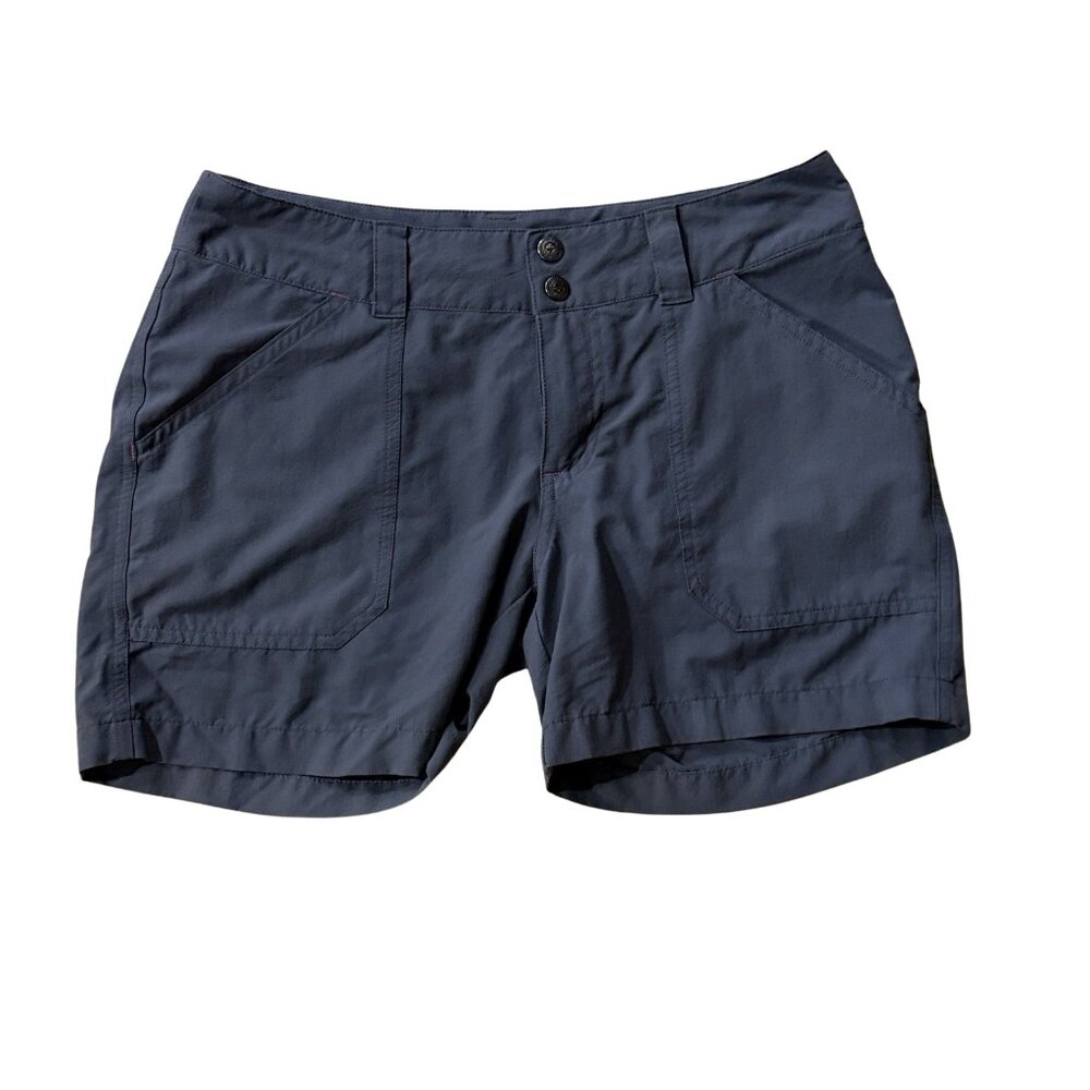 Patagonia Women’s Borderless Shorts Size 4 Gray Hiking Lightweight Outdoors